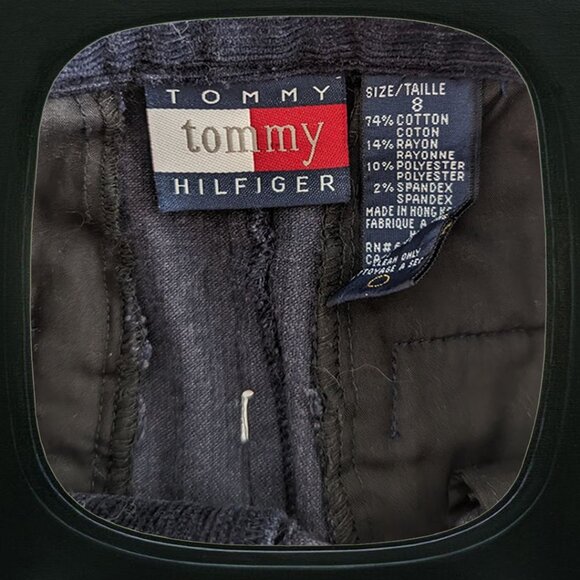 tommy hilfiger navy corduroy skirt - Picture 5 of 5